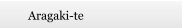 Aragaki-te